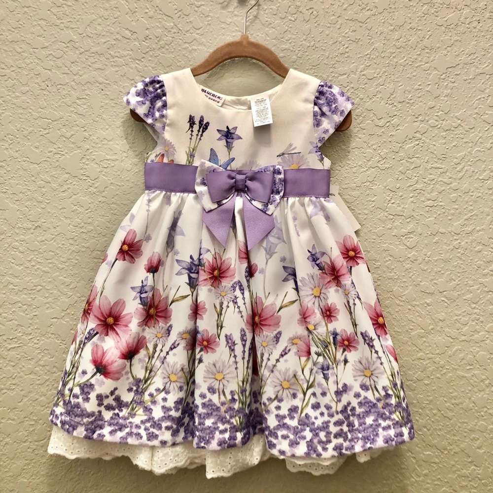 Girls Spring and Summer Floral Dress 24months - NWT